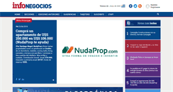 Desktop Screenshot of infonegocios.biz