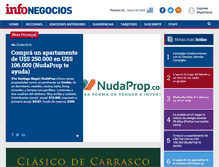 Tablet Screenshot of infonegocios.biz