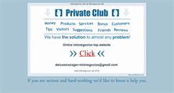Desktop Screenshot of infonegocios.net